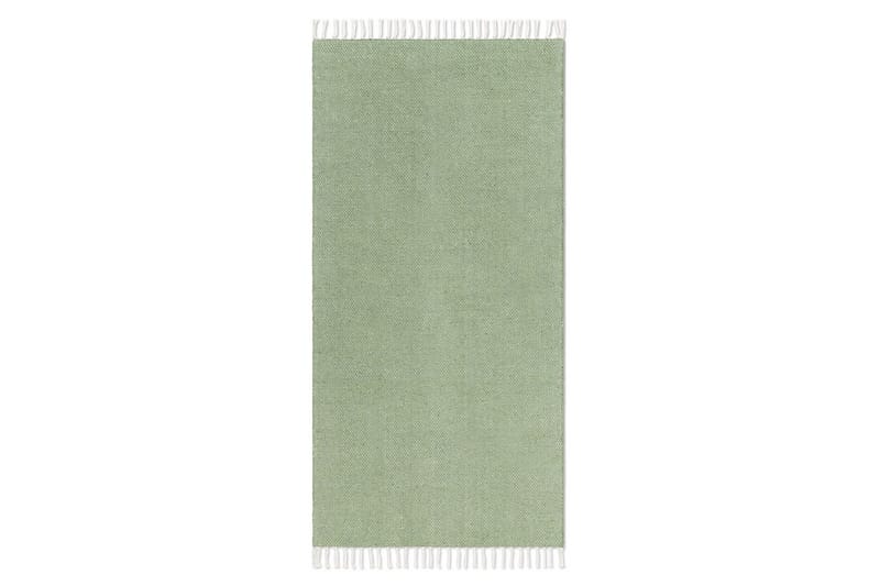 Lankamatto Line - 75x220 cm, Vihreä - Kodintekstiilit & matot - Matto - Moderni matto - Puuvillamatto