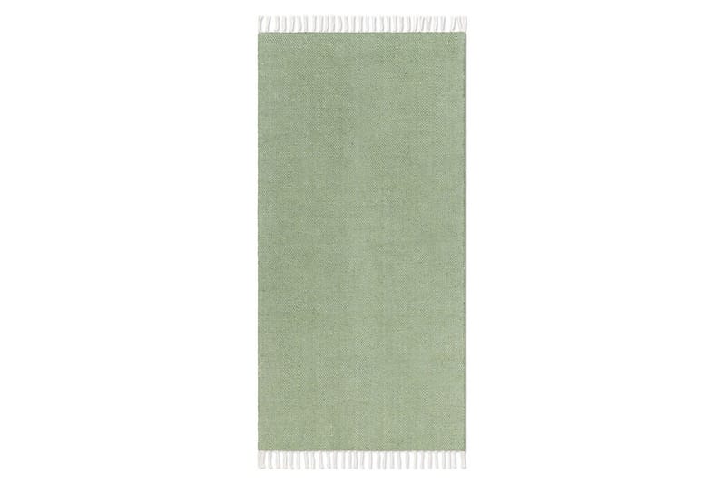 Lankamatto Line - 75x220 cm, Vihreä - Kodintekstiilit & matot - Matto - Moderni matto - Puuvillamatto