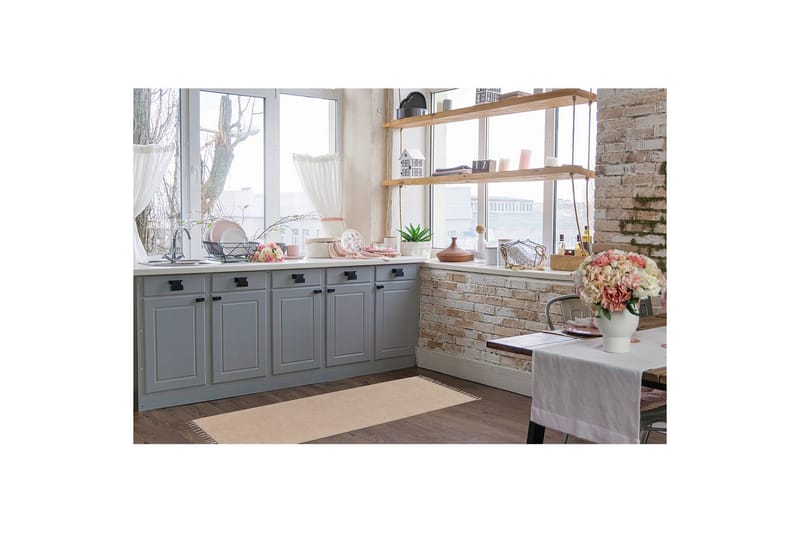 Lankamatto Line - 75x220 cm, Pellava - Kodintekstiilit & matot - Matto - Moderni matto - Puuvillamatto