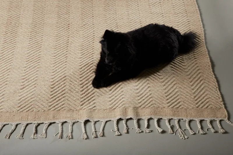 Loke Villamatto 250x350 cm Suorakulmainen, Beige