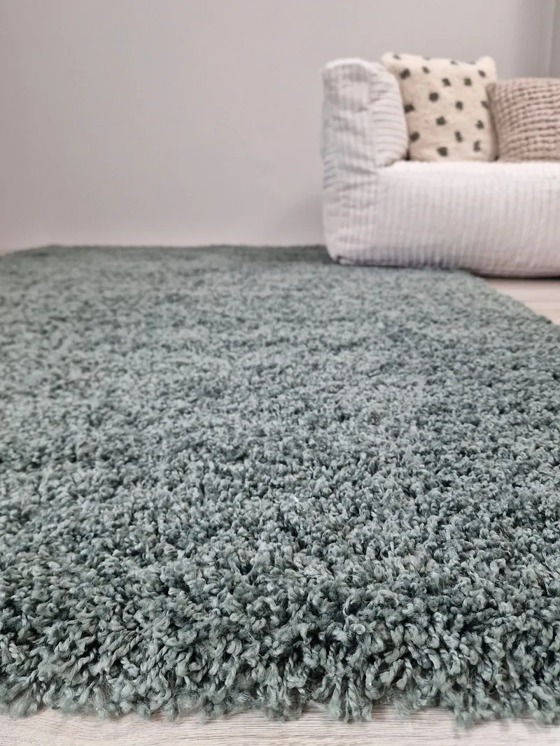 Lounge käytävämatto 80x250 cm suorakaide - Vihreä - Kodintekstiilit & matot - Matto - Moderni matto - Nukkamatto