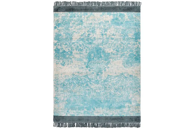 Matto Akarsu, Sininen, Beige, 140x200 cm