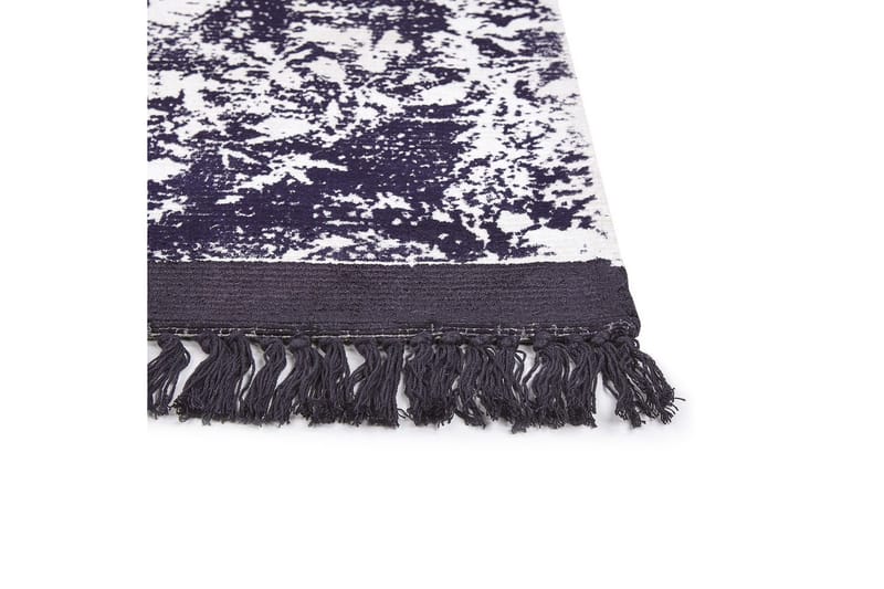 Matto Akarsu - Violetti, valkoinen, 140x200 cm - Kodintekstiilit & matot - Matto - Moderni matto - Viskoosimatto & keinosilkkimatto