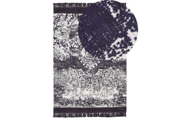 Matto Akarsu - Violetti, valkoinen, 160x230 cm - Kodintekstiilit & matot - Matto - Moderni matto - Viskoosimatto & keinosilkkimatto
