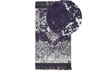Matto Akarsu - Violetti, valkoinen, 80x150 cm - Kodintekstiilit & matot - Matto - Moderni matto - Viskoosimatto & keinosilkkimatto