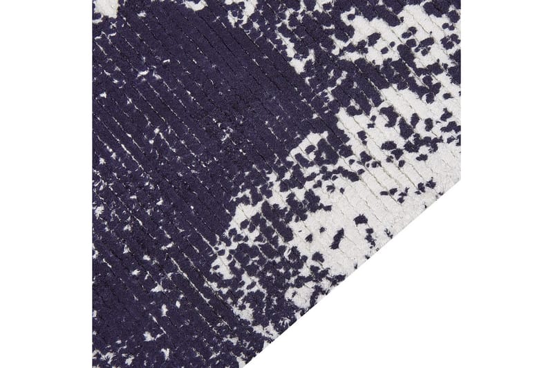 Matto Akarsu - Violetti, valkoinen, 80x150 cm - Kodintekstiilit & matot - Matto - Moderni matto - Viskoosimatto & keinosilkkimatto