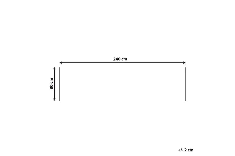 Matto Aritas - 80x240 cm - Kodintekstiilit & matot - Matto - Moderni matto - Käytävämatto