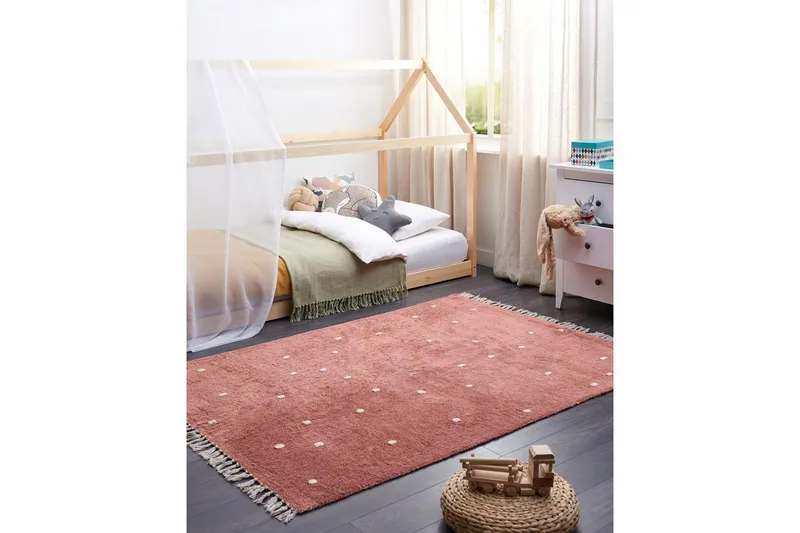 Matto Astaf - Punainen - Kodintekstiilit & matot - Matto - Moderni matto - Puuvillamatto