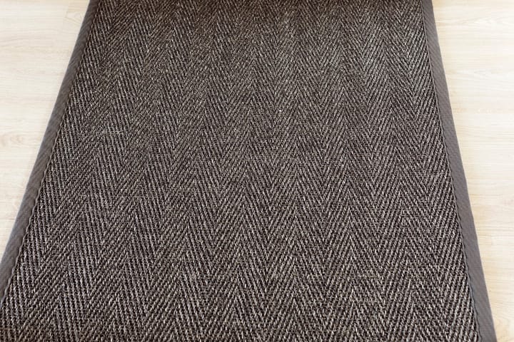 Matto Barrakuda 80x300 cm Antrasiitti - VM Carpet - Juuttimatto & Hamppumatto - Sisalmatto