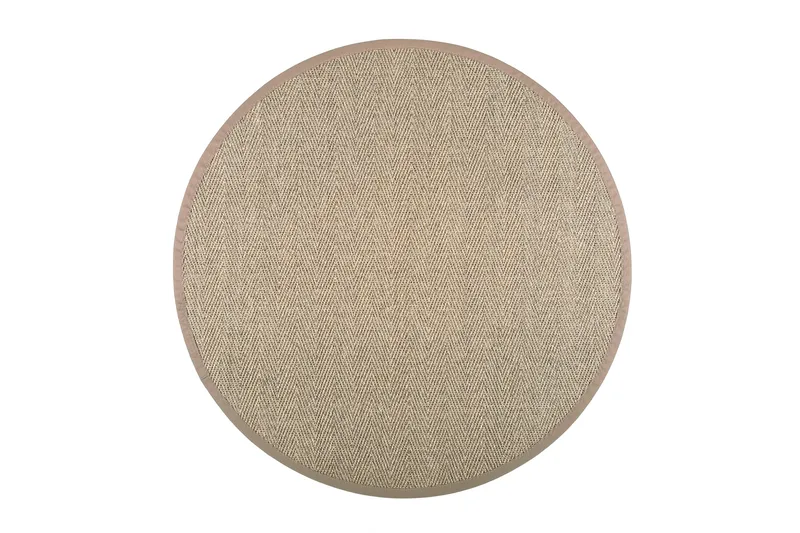 Matto Barrakuda Pyöreä 200 cm Luonnonväri, VM Carpet
