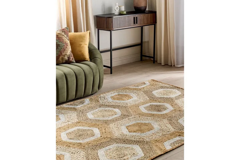 Matto Basoren - 160x230 cm - Kodintekstiilit & matot - Matto - Moderni matto - Juuttimatto & Hamppumatto