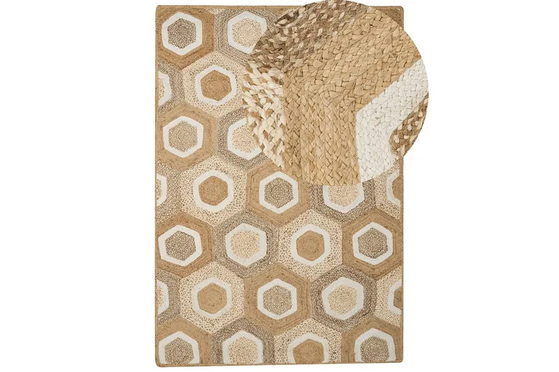 Matto Basoren - 160x230 cm - Kodintekstiilit & matot - Matto - Moderni matto - Juuttimatto & Hamppumatto