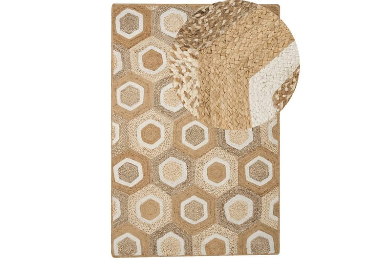 Matto Basoren - 200x300 cm - Kodintekstiilit & matot - Matto - Moderni matto - Juuttimatto & Hamppumatto