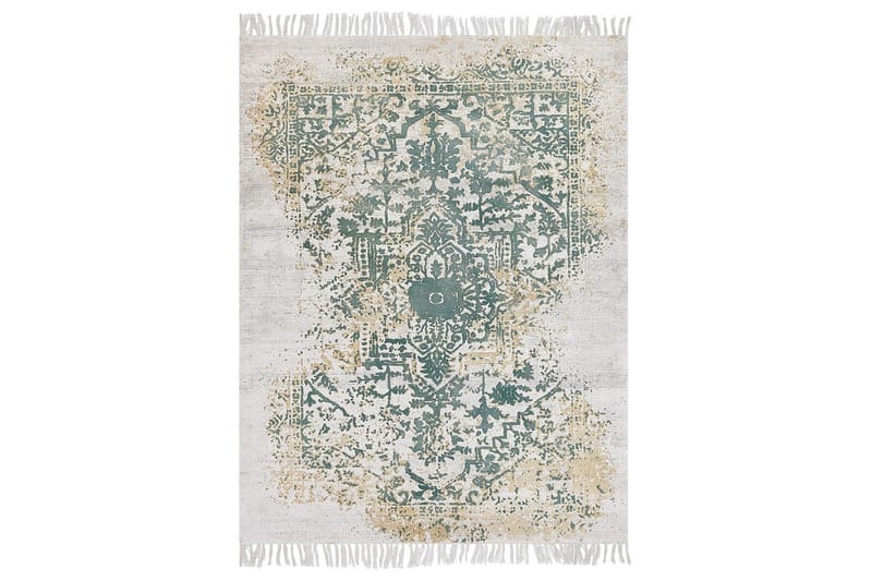 Matto Boyali - Beige, Vihreä, 160x230 cm - Kodintekstiilit & matot - Matto - Moderni matto - Viskoosimatto & keinosilkkimatto