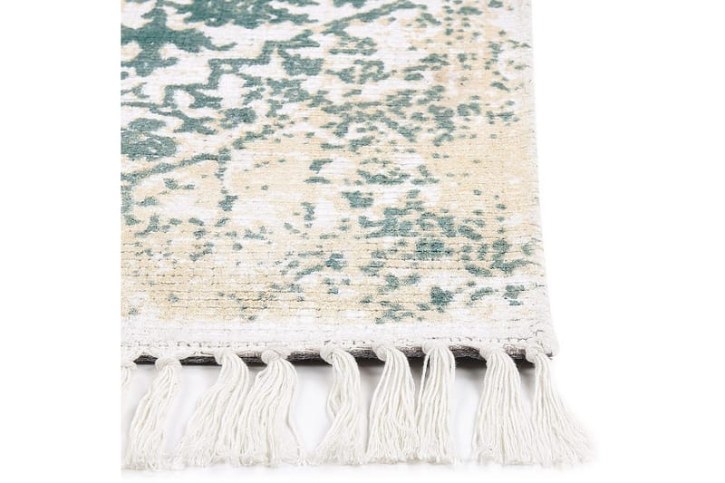 Matto Boyali - Beige, Vihreä, 160x230 cm - Kodintekstiilit & matot - Matto - Moderni matto - Viskoosimatto & keinosilkkimatto