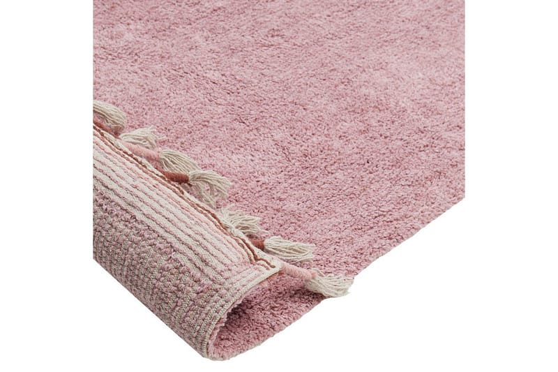 Matto Caparli - Vaaleanpunainen - Kodintekstiilit & matot - Matto - Moderni matto - Puuvillamatto