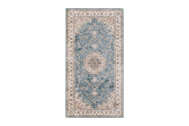 Matto Cleo Tabriz 80x300 cm Turkoosi - Turkoosi - Kuviollinen matto & värikäs matto - Pienet matot - Wilton-matto