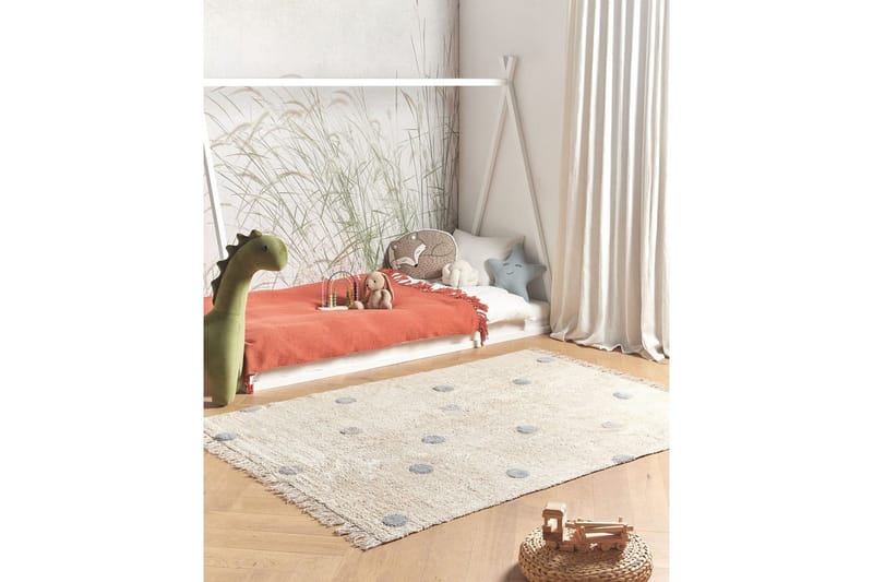 Matto Dardere - Beige, harmaa - Kodintekstiilit & matot - Matto - Moderni matto - Puuvillamatto