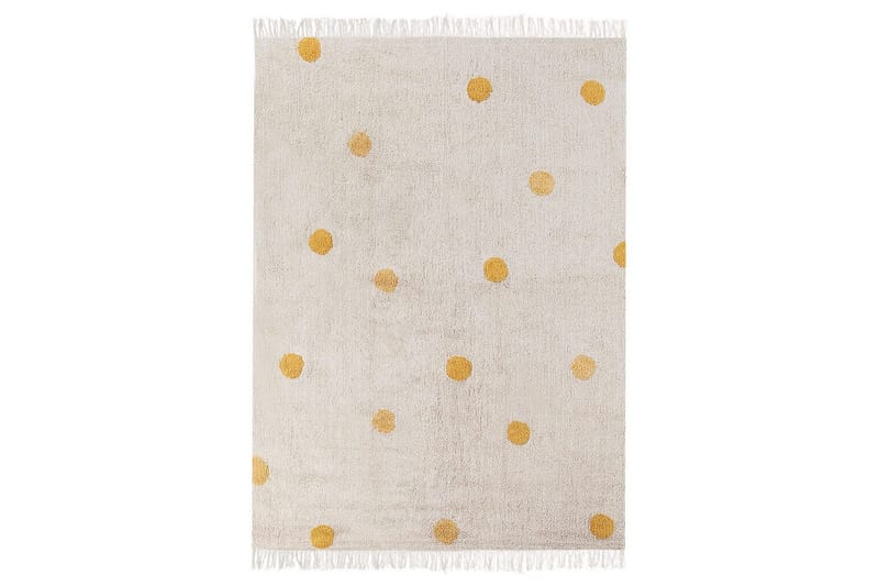 Matto Dardere - Beige, keltainen - Kodintekstiilit & matot - Matto - Moderni matto - Puuvillamatto