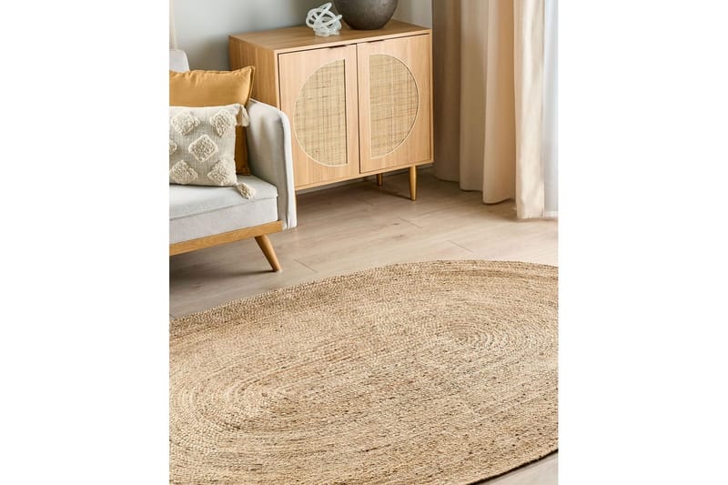 Matto Demirci - Beige - Kodintekstiilit & matot - Matto - Moderni matto - Juuttimatto & Hamppumatto