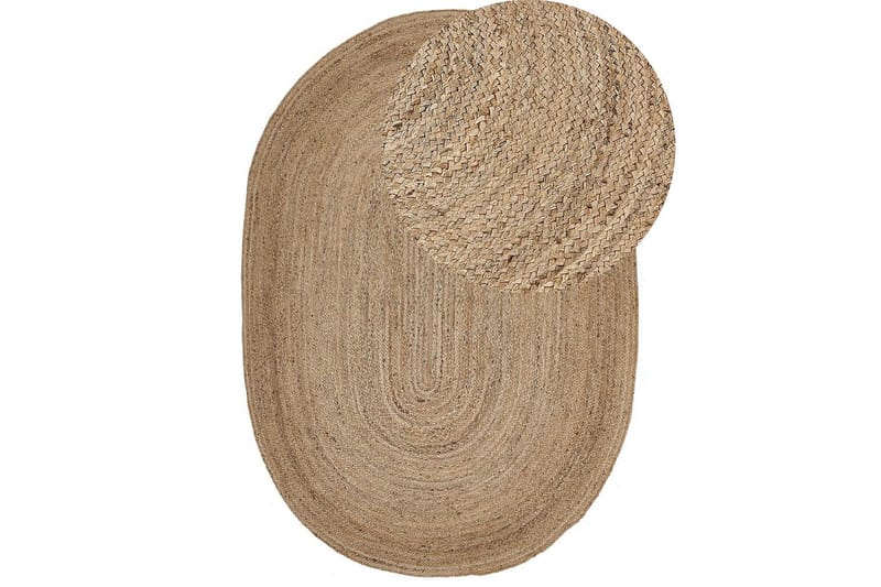Matto Demirci - Beige - Kodintekstiilit & matot - Matto - Moderni matto - Juuttimatto & Hamppumatto