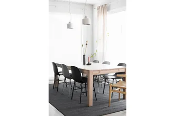 Matto Elsa 80x250 cm Musta - VM Carpet - Kodintekstiilit & matot - Matto - Moderni matto - Villamatto