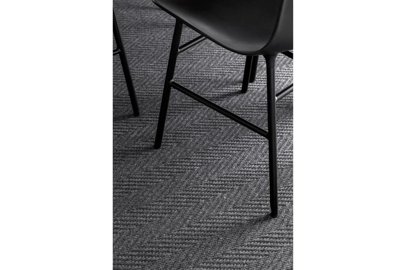 Matto Elsa 80x250 cm Musta - VM Carpet - Kodintekstiilit & matot - Matto - Moderni matto - Villamatto
