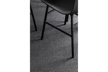 Matto Elsa Pyöreä 160 cm Musta - VM Carpet - Kodintekstiilit & matot - Matto - Moderni matto - Villamatto
