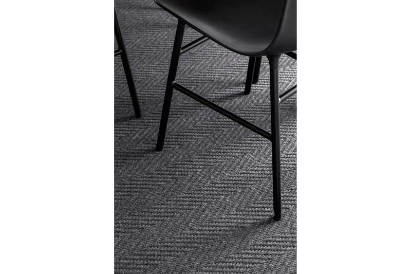 Matto Elsa Pyöreä 160 cm Musta - VM Carpet - Kodintekstiilit & matot - Matto - Moderni matto - Villamatto