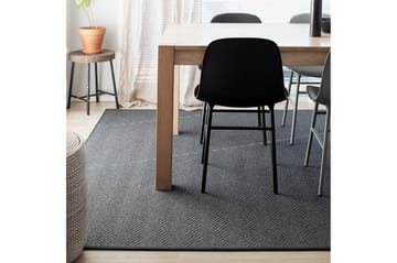 Matto Elsa Pyöreä 133 cm Musta - VM Carpet - Kodintekstiilit & matot - Matto - Moderni matto - Villamatto