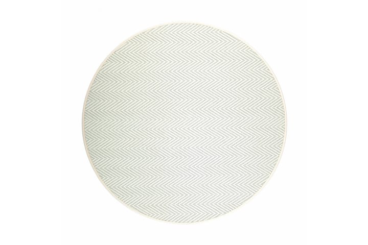 Matto Elsa Pyöreä 160 cm Valkoinen - VM Carpet - Villamatto