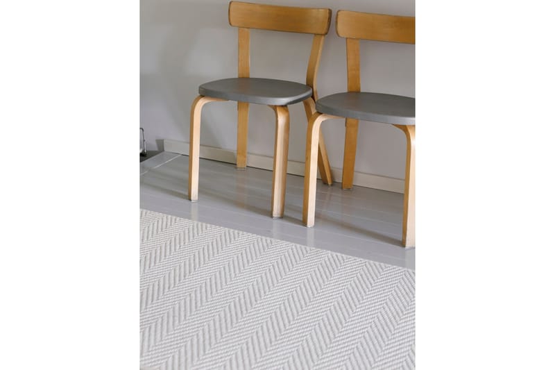 Matto Elsa Pyöreä 133 cm Valkoinen - VM Carpet - Kodintekstiilit & matot - Matto - Moderni matto - Villamatto