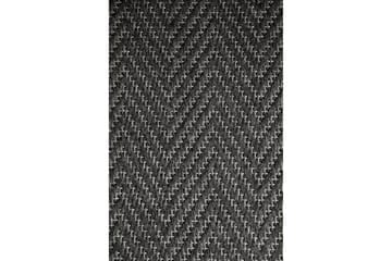 Matto Elsa Pyöreä 133 cm Musta - VM Carpet - Kodintekstiilit & matot - Matto - Moderni matto - Villamatto