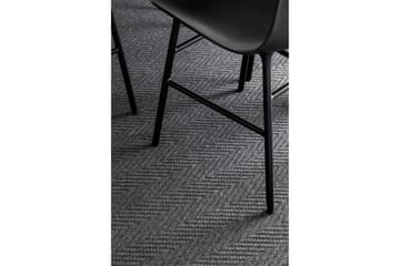 Matto Elsa Pyöreä 133 cm Musta - VM Carpet - Kodintekstiilit & matot - Matto - Moderni matto - Villamatto