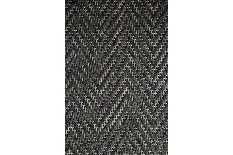 Matto Elsa Pyöreä 160 cm Musta - VM Carpet - Kodintekstiilit & matot - Matto - Moderni matto - Villamatto