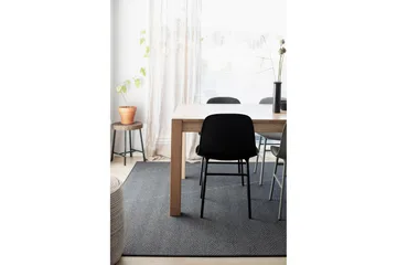 Matto Elsa Pyöreä 160 cm Musta - VM Carpet - Kodintekstiilit & matot - Matto - Moderni matto - Villamatto