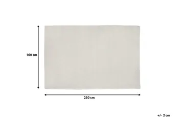 Matto Erzin 160x230 cm - Valkoinen - Kodintekstiilit & matot - Matto - Moderni matto - Villamatto