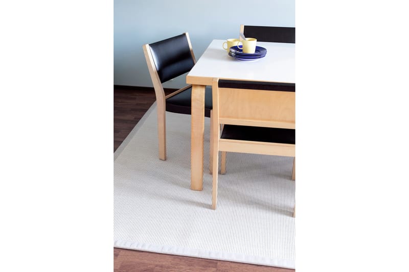 Matto Esmeralda 133x200 cm Valkoinen - VM Carpet - Kodintekstiilit & matot - Matto - Moderni matto - Käytävämatto