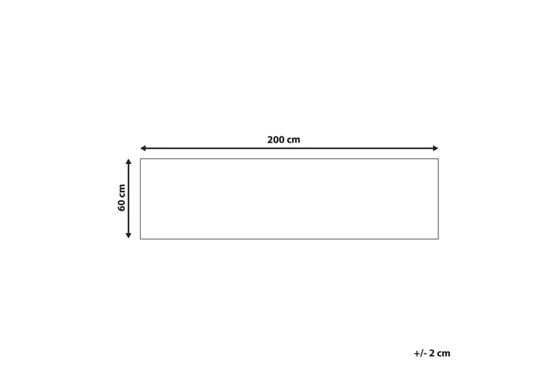 Matto Gediz - 60x200 cm - Kodintekstiilit & matot - Matto - Moderni matto - Wilton-matto