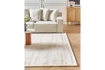 Matto Gesi II - Beige, 200x300 cm - Kodintekstiilit & matot - Matto - Moderni matto - Viskoosimatto & keinosilkkimatto