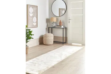 Matto Gesi II - Beige, 80x300 cm - Kodintekstiilit & matot - Matto - Moderni matto - Viskoosimatto & keinosilkkimatto
