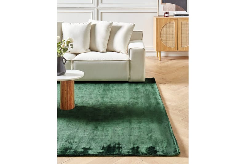 Matto Gesi II - Vihreä, 200x300 cm - Kodintekstiilit & matot - Matto - Moderni matto - Viskoosimatto & keinosilkkimatto
