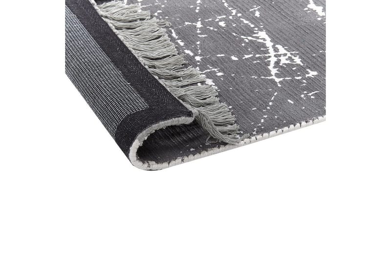 Matto Hanli - Harmaa, valkoinen, 160x230 cm - Kodintekstiilit & matot - Matto - Moderni matto - Viskoosimatto & keinosilkkimatto