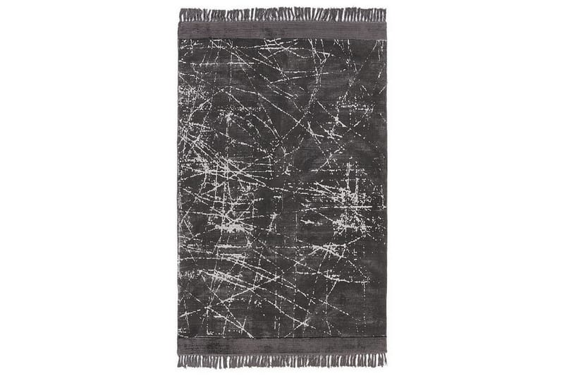 Matto Hanli, Tummanharmaa, valkoinen, 140x200 cm