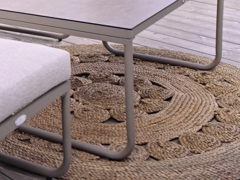 Matto Hillerstorp Amara - Luonnonväri - Kodintekstiilit & matot - Matto - Moderni matto - Juuttimatto & Hamppumatto