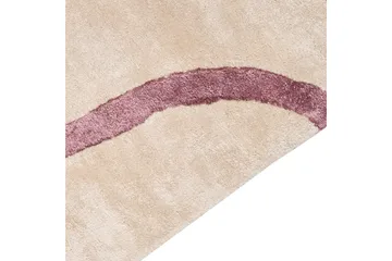 Matto Kappar - Beige, Vaaleanpunainen - Kodintekstiilit & matot - Matto - Moderni matto - Viskoosimatto & keinosilkkimatto