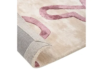 Matto Kappar - Beige, Vaaleanpunainen - Kodintekstiilit & matot - Matto - Moderni matto - Viskoosimatto & keinosilkkimatto