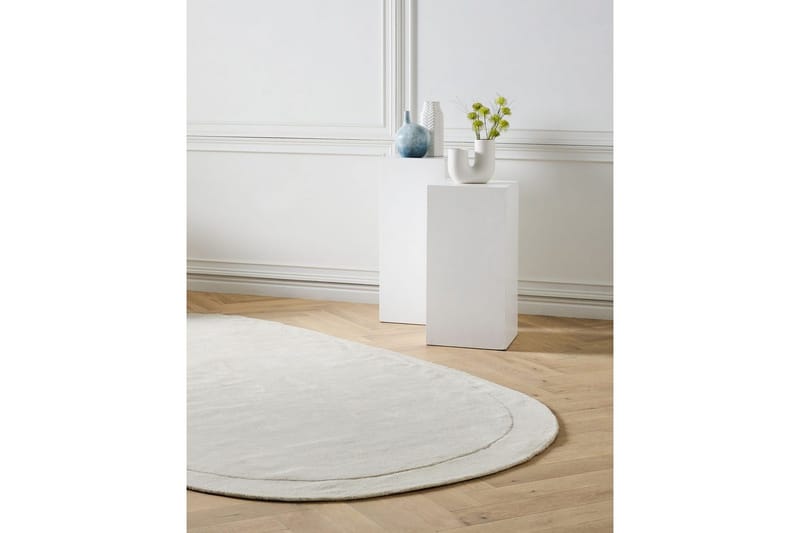 Matto Mitha - Valkoinen - Kodintekstiilit & matot - Matto - Moderni matto - Viskoosimatto & keinosilkkimatto