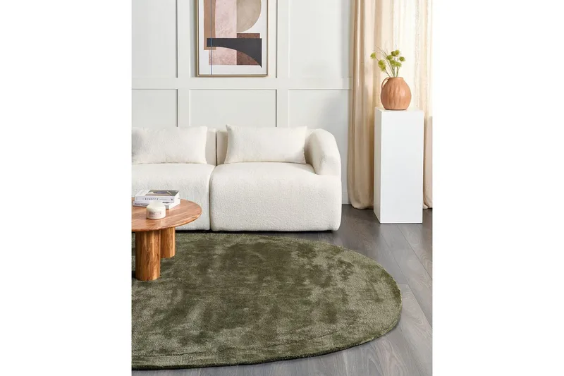 Matto Mitha - Vihreä - Kodintekstiilit & matot - Matto - Moderni matto - Viskoosimatto & keinosilkkimatto