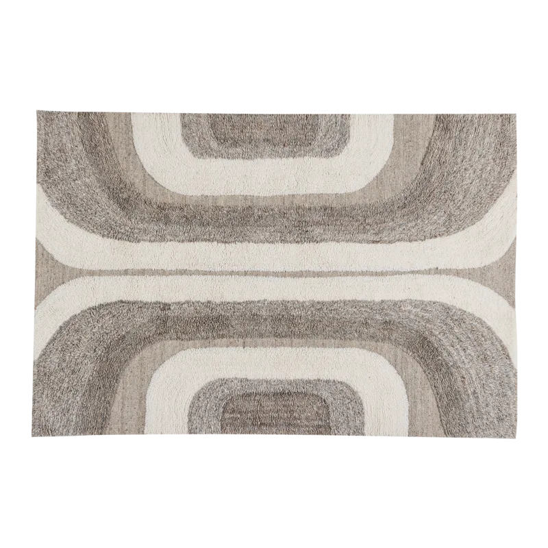 Matto Moro 170×240 cm, Harmaa/Valkoinen